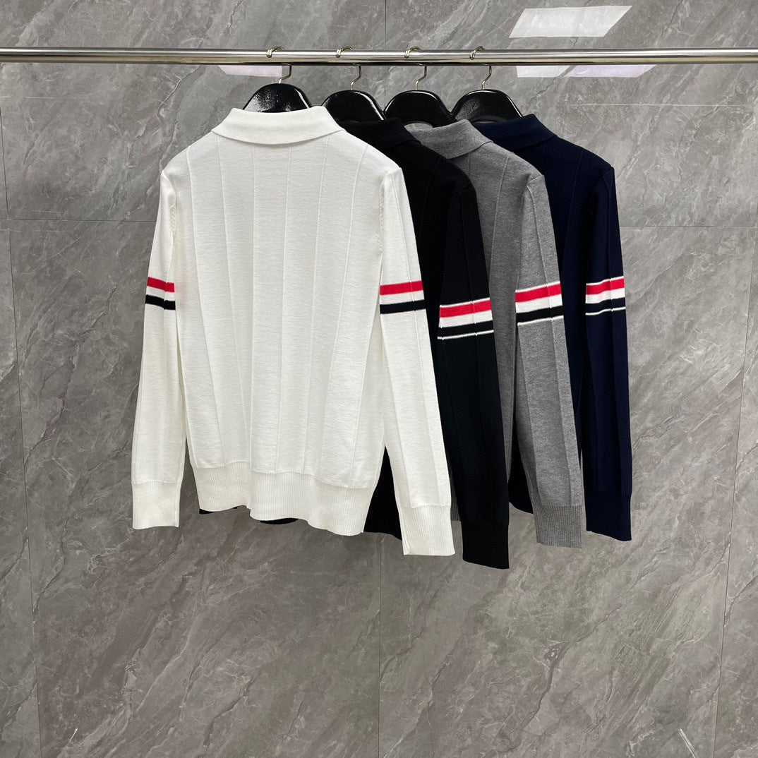 2025 POLO collar sweater