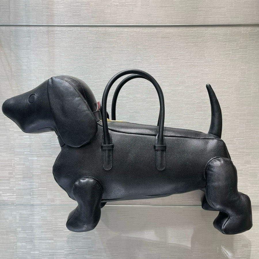 2025 Premium Cowhide Dachshund Tote Bag