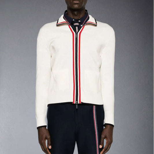 Cotton wool knitted cardigan