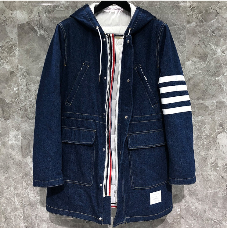 2025  Top-quality denim down jackets