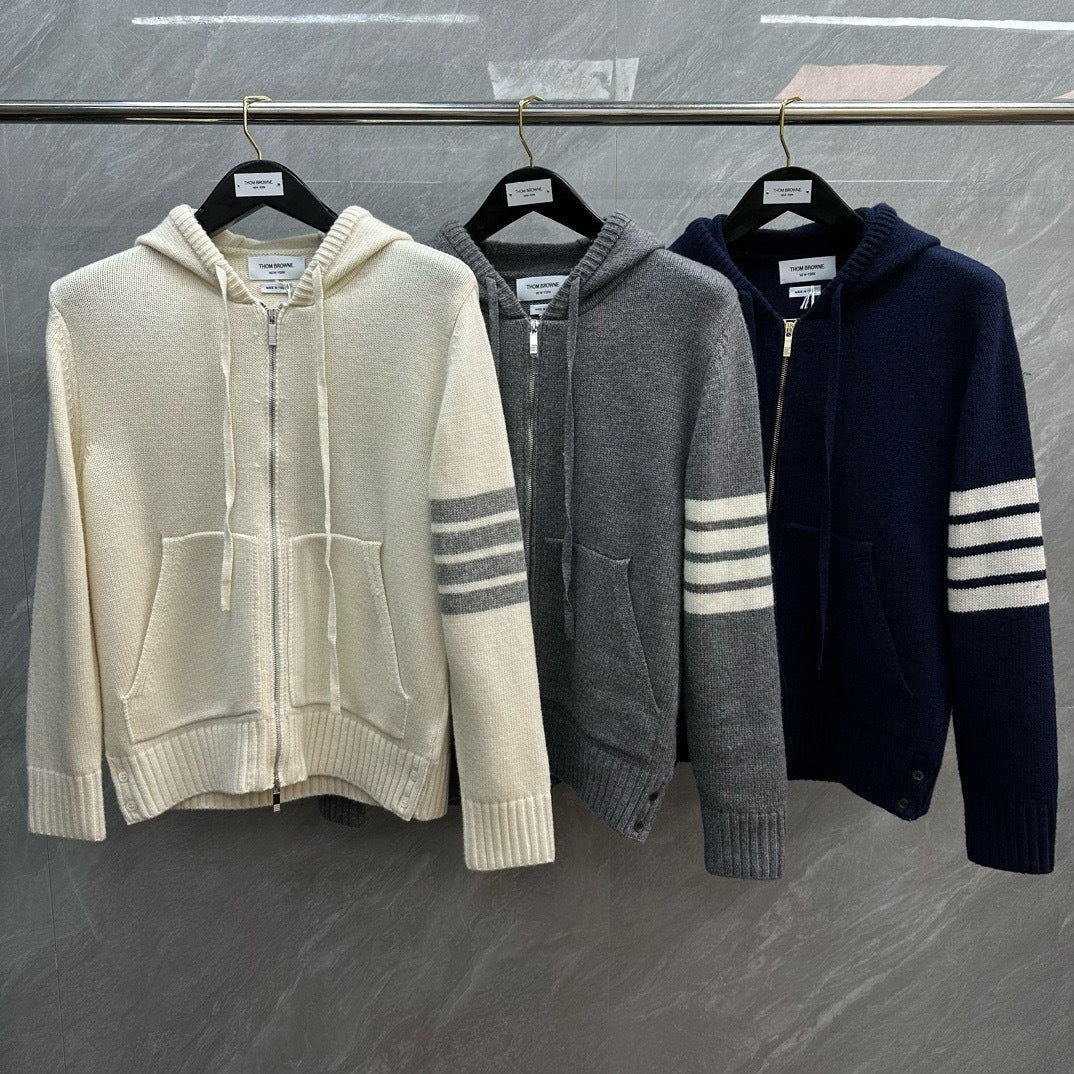 2025ss Thick hooded cardigan