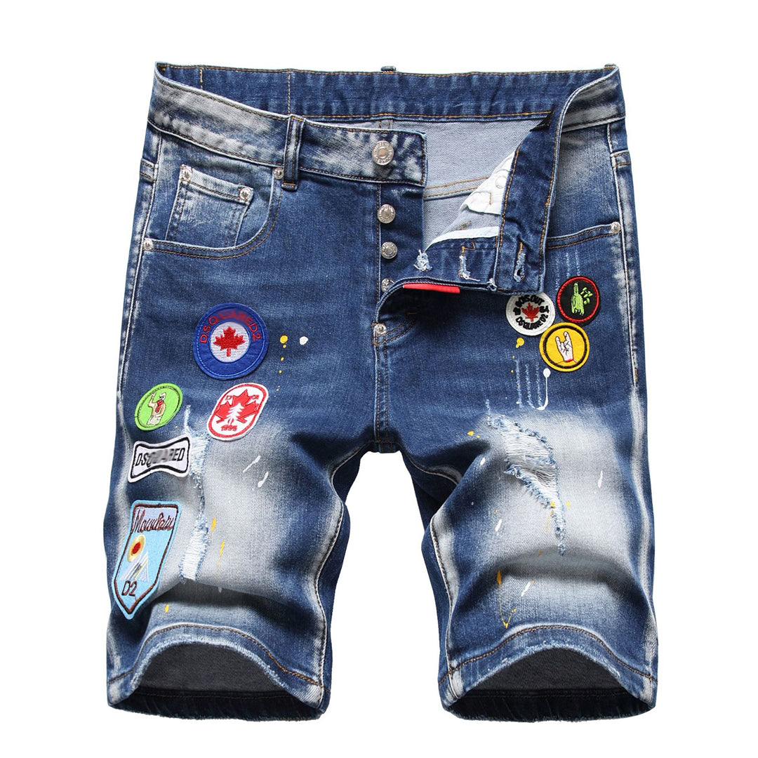 DSQ2 Short Jeans Ripped