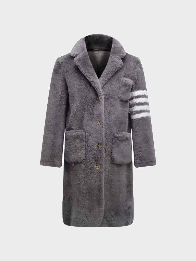 2025 Sheep wool long coat