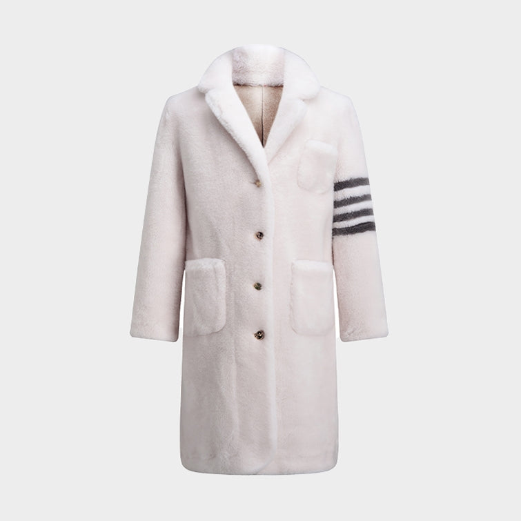 2025 Sheep wool long coat