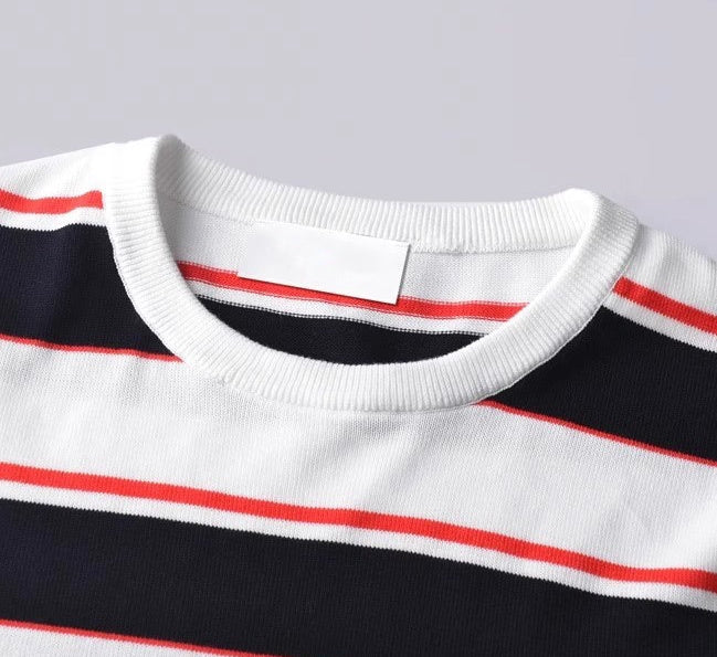 striped cotton T-shirt