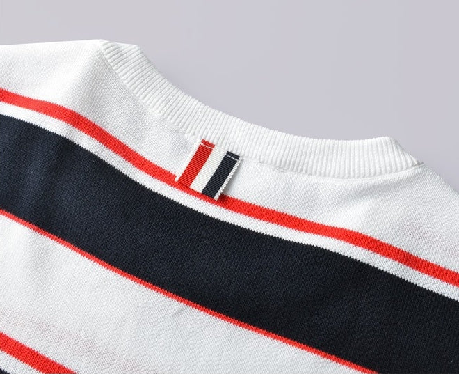 striped cotton T-shirt