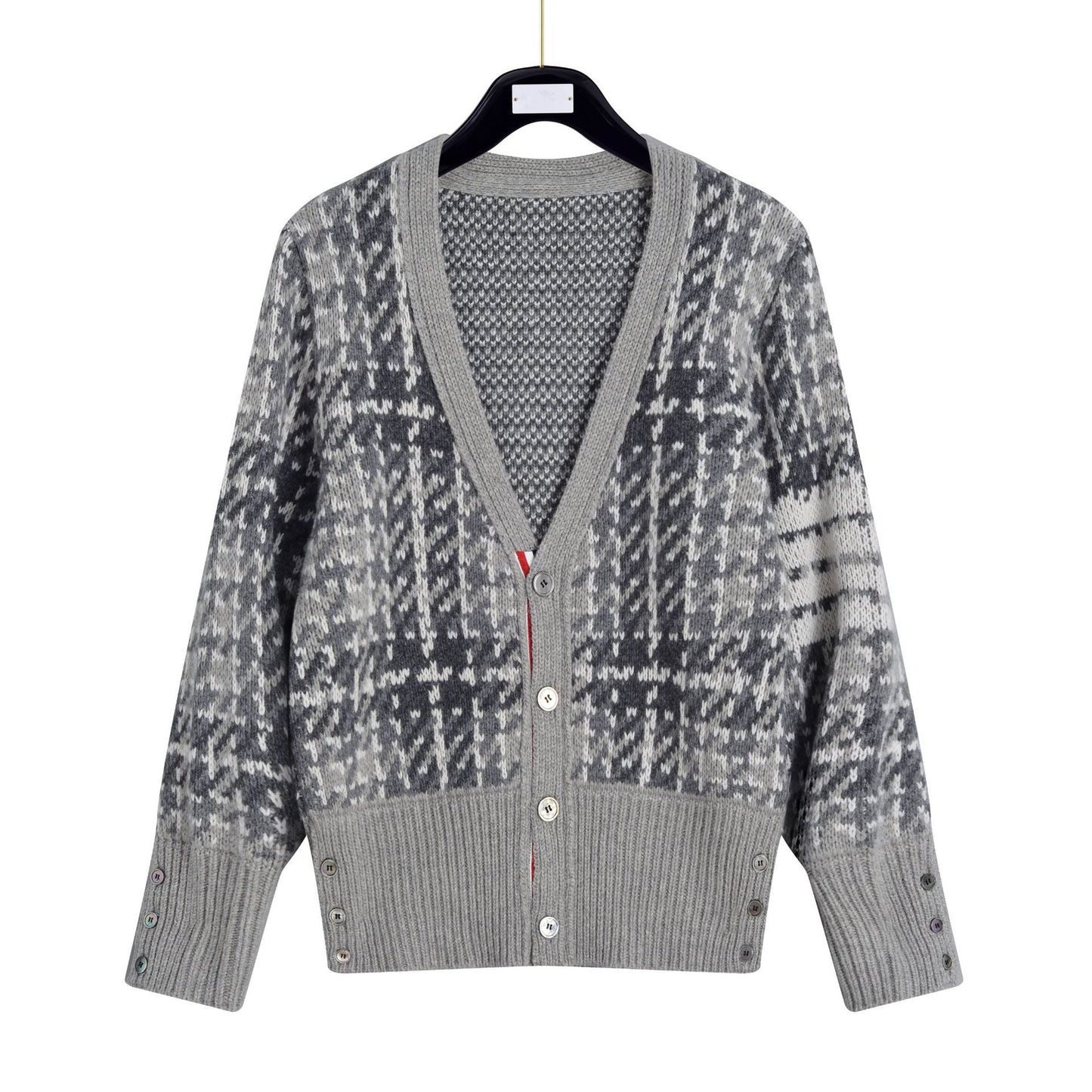 2025  Plaid cardigan