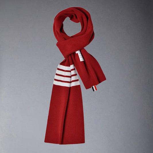 2025  Four red scarves