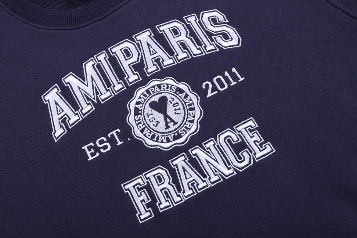 AMI PARIS cotton hoodie