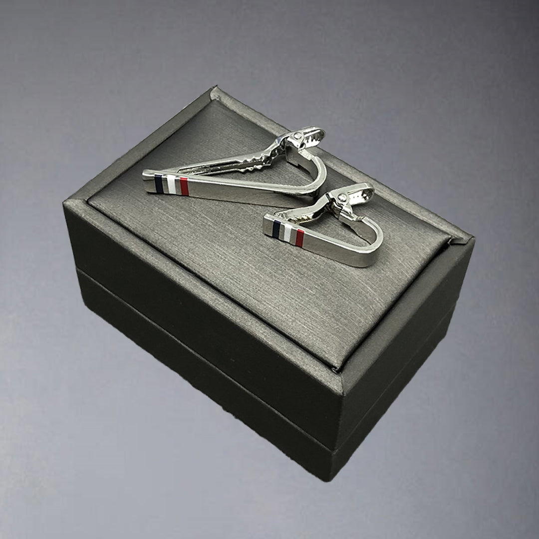 2025Tie clips for men and women