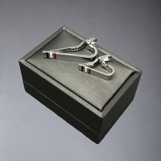 2025Tie clips for men and women