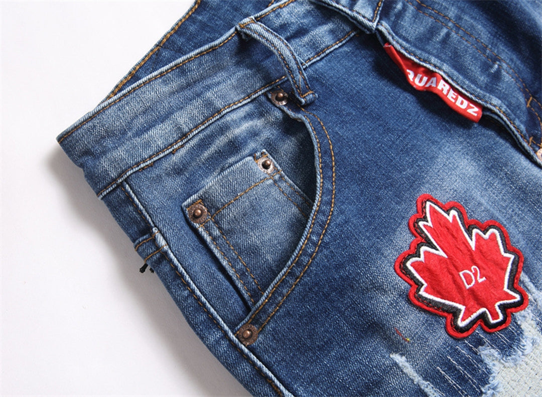 DSQ2 Stamp Ripped jeans