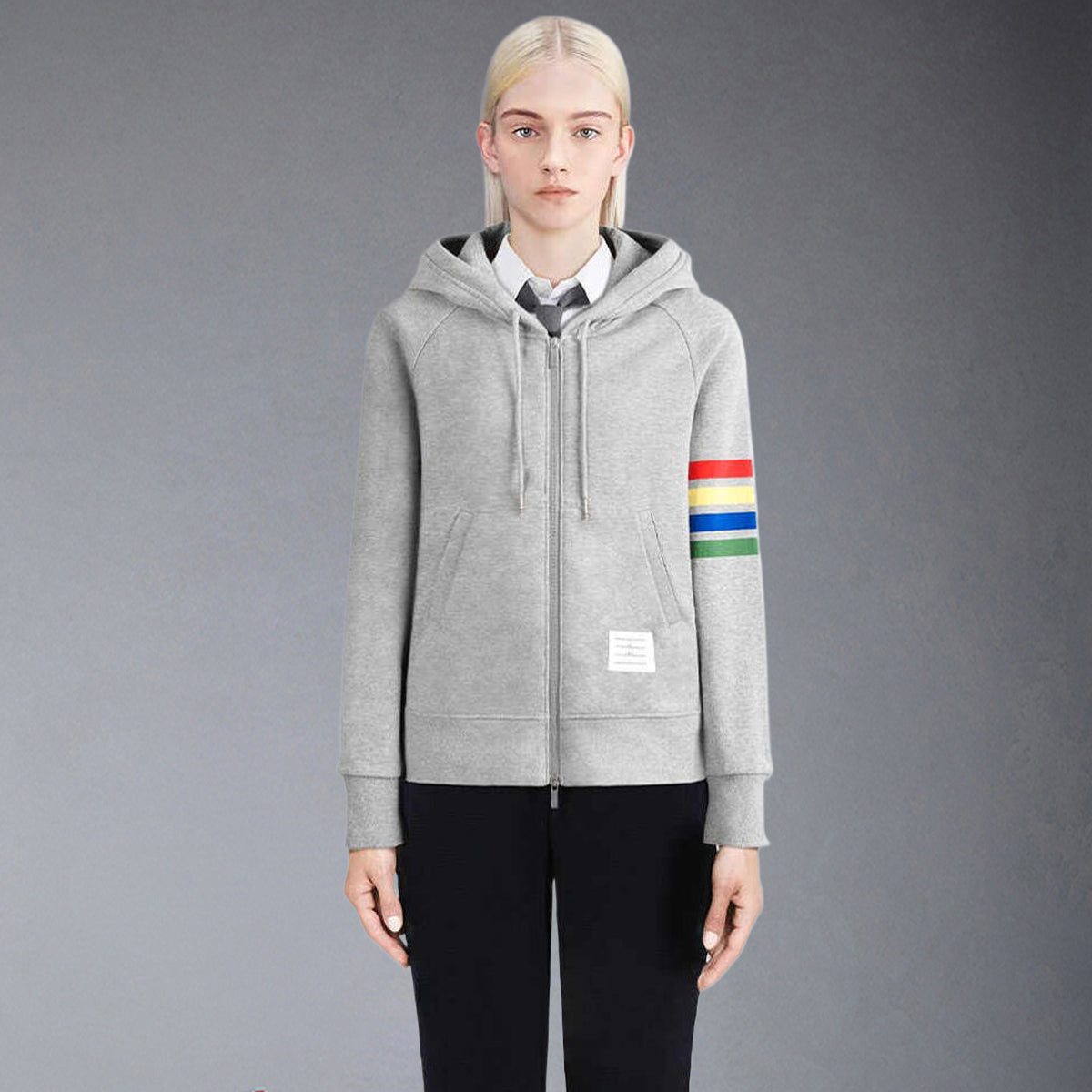 Rainbow Stripes Hoodie