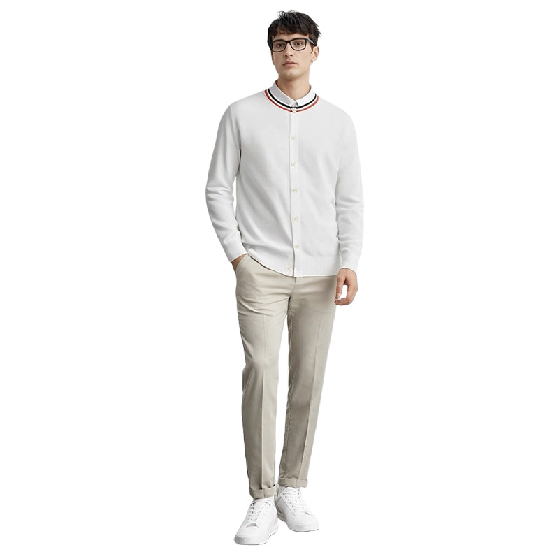 2025  Crew neck cardigan