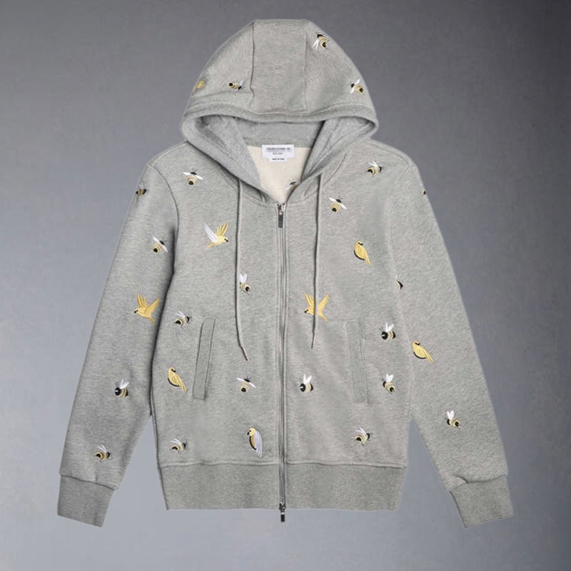 Embroidered hoodie