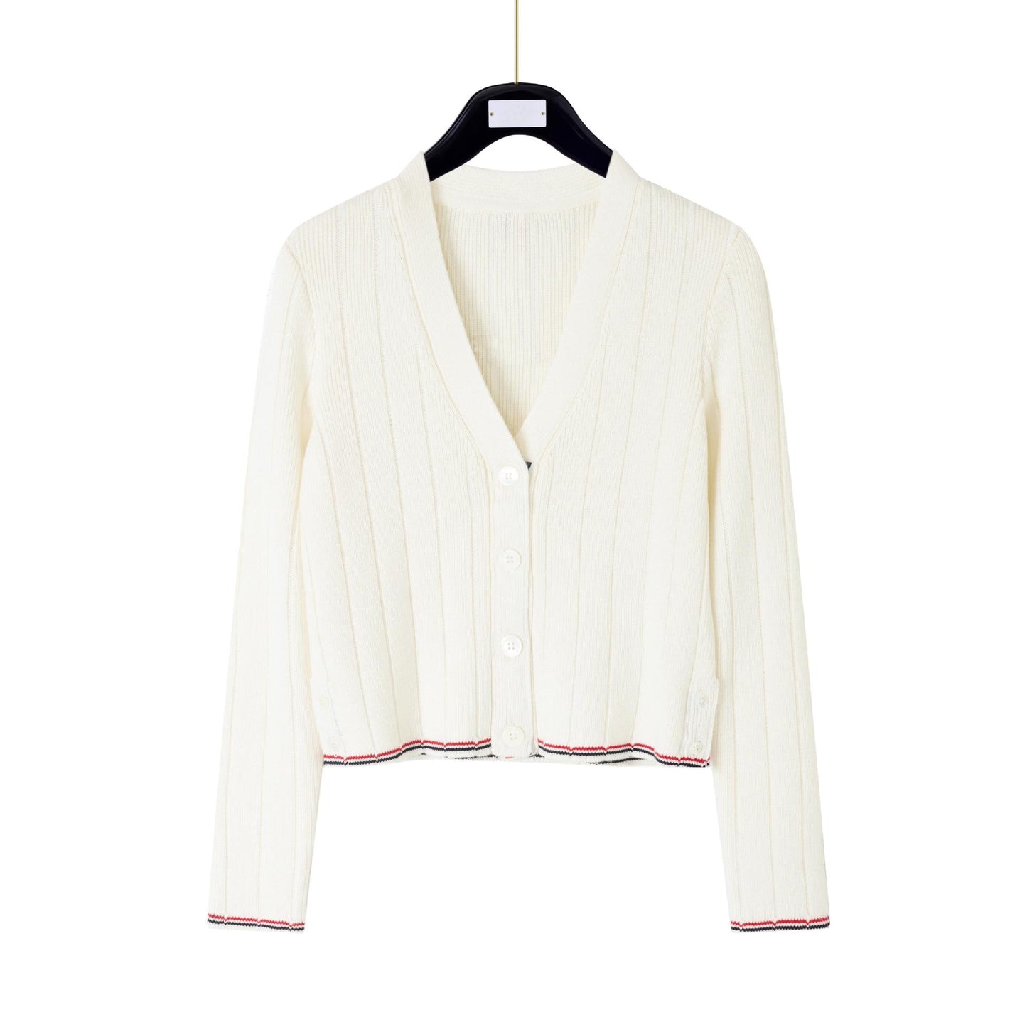 Cotton wool knitted cardigan