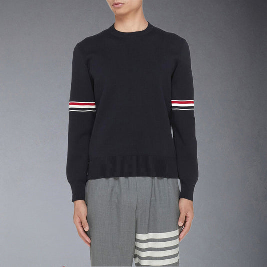 Round neck wool sweater