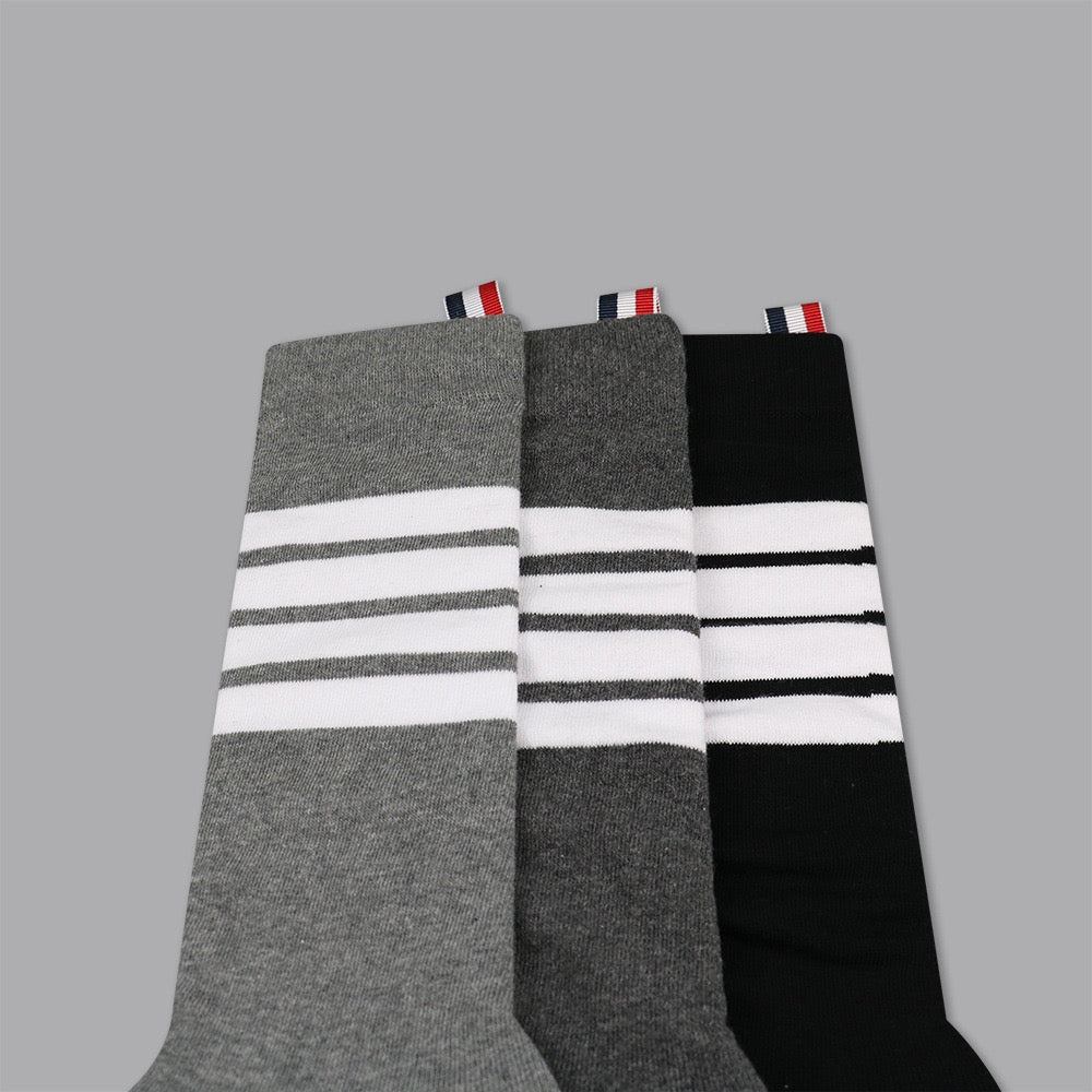 2025 Four stripe socks