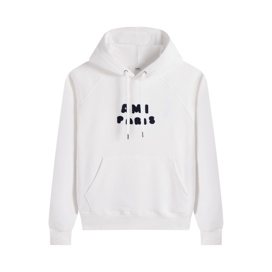 AMI PARIS cotton hoodie