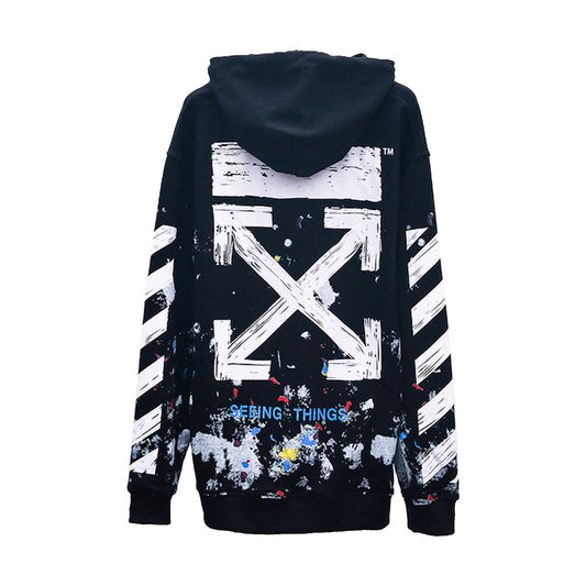 OFF Logo Print Hoodie