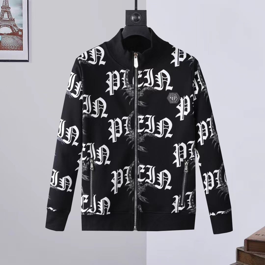 PP Letter Hoodie Jacket Suit