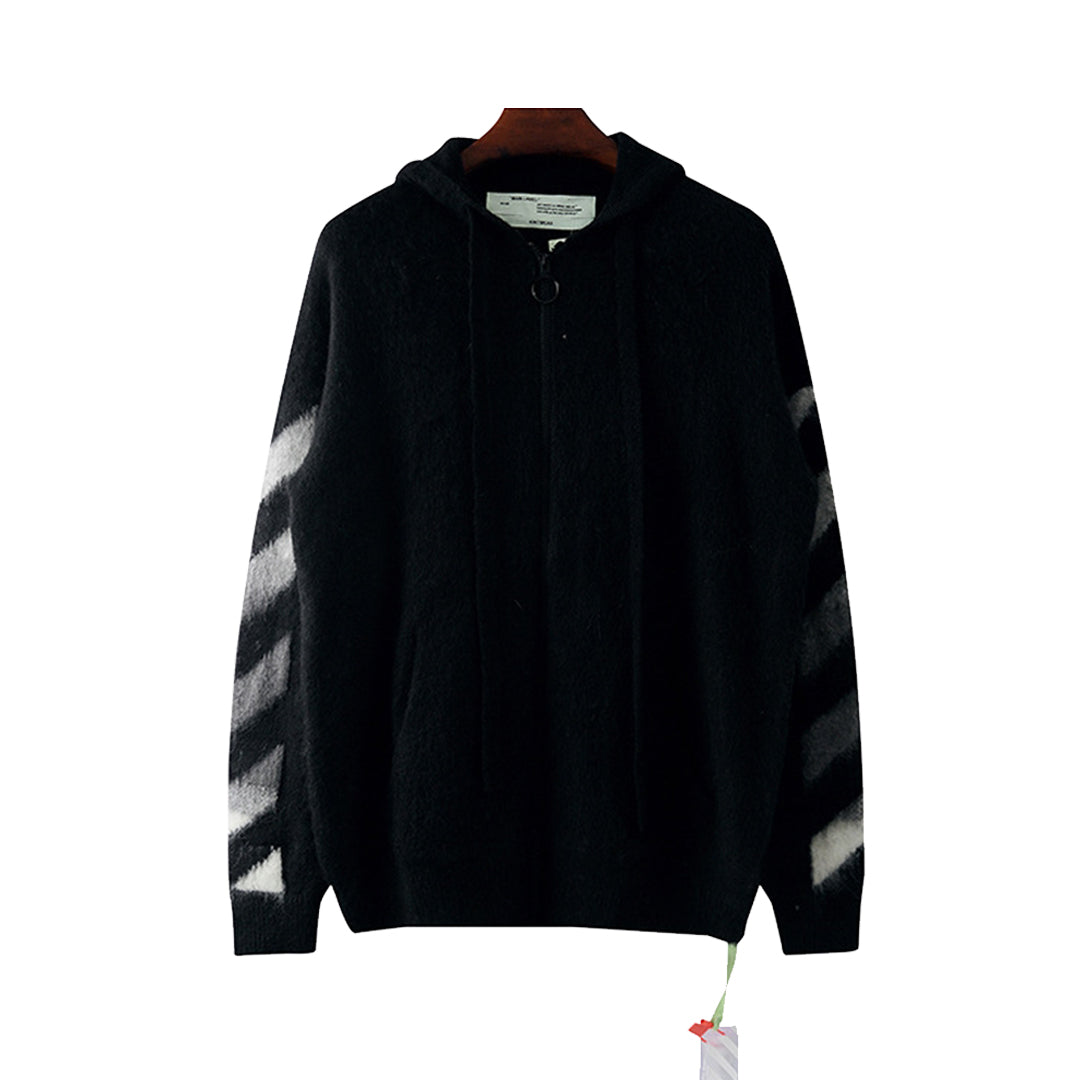 OFF Gradient Sweater Coat
