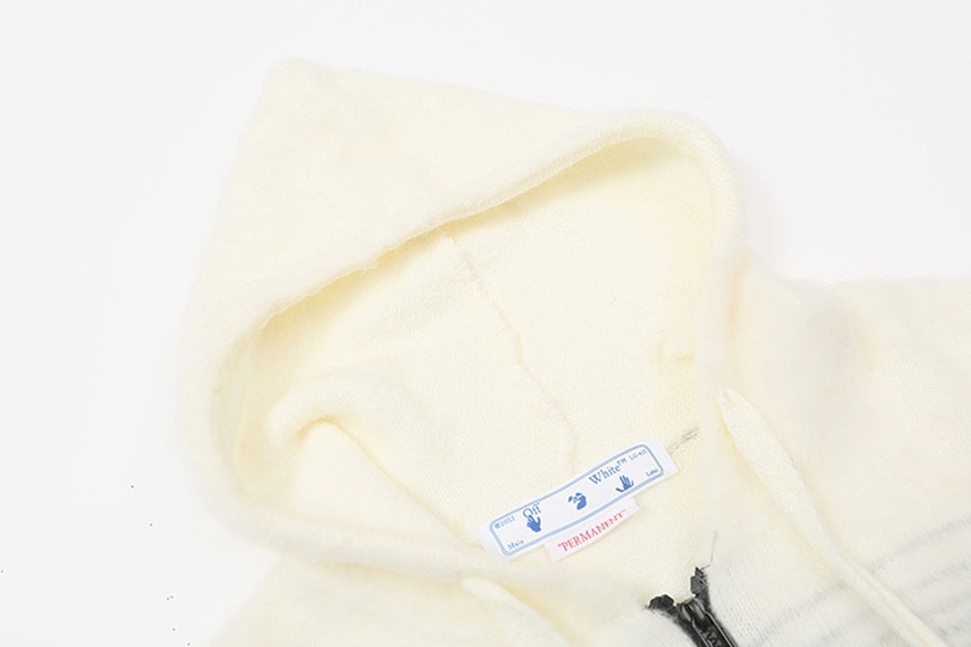 OFF Gradient Sweater Coat