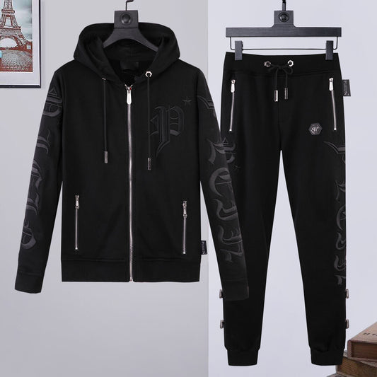 PP Skull Hoodie Jacket Suit