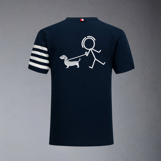 Puppy embroidered T-shirt