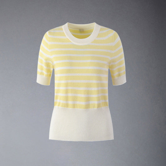 Women Stripe T-shirt