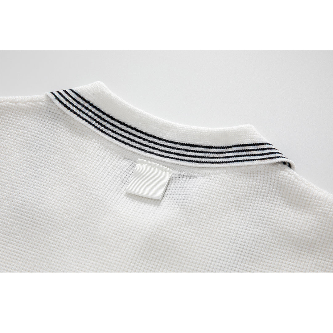 Women stripe POLO shirt