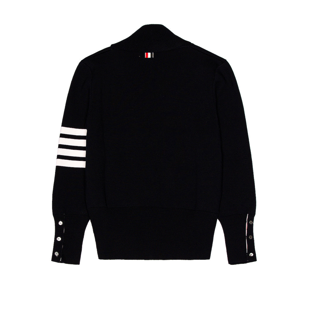 Thick knitted jacket