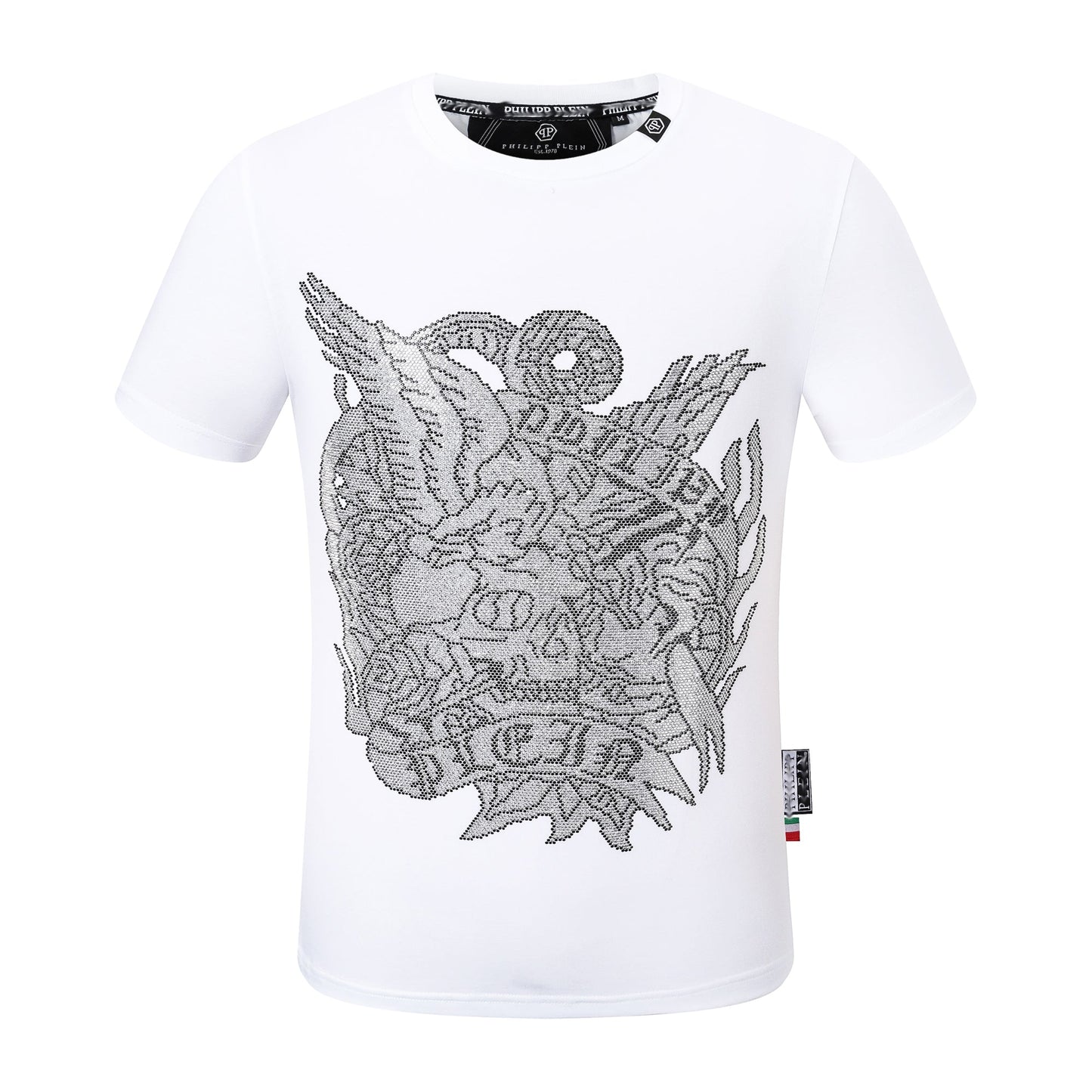 Philip T-shirt crystal tiger head