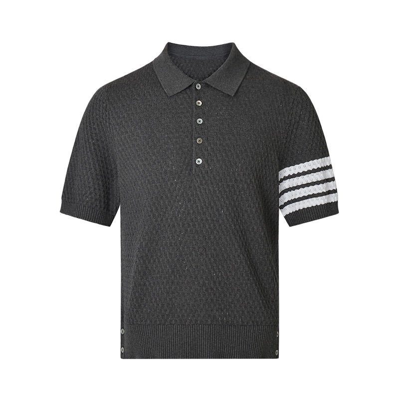 2025  Knitted Polo Shirt