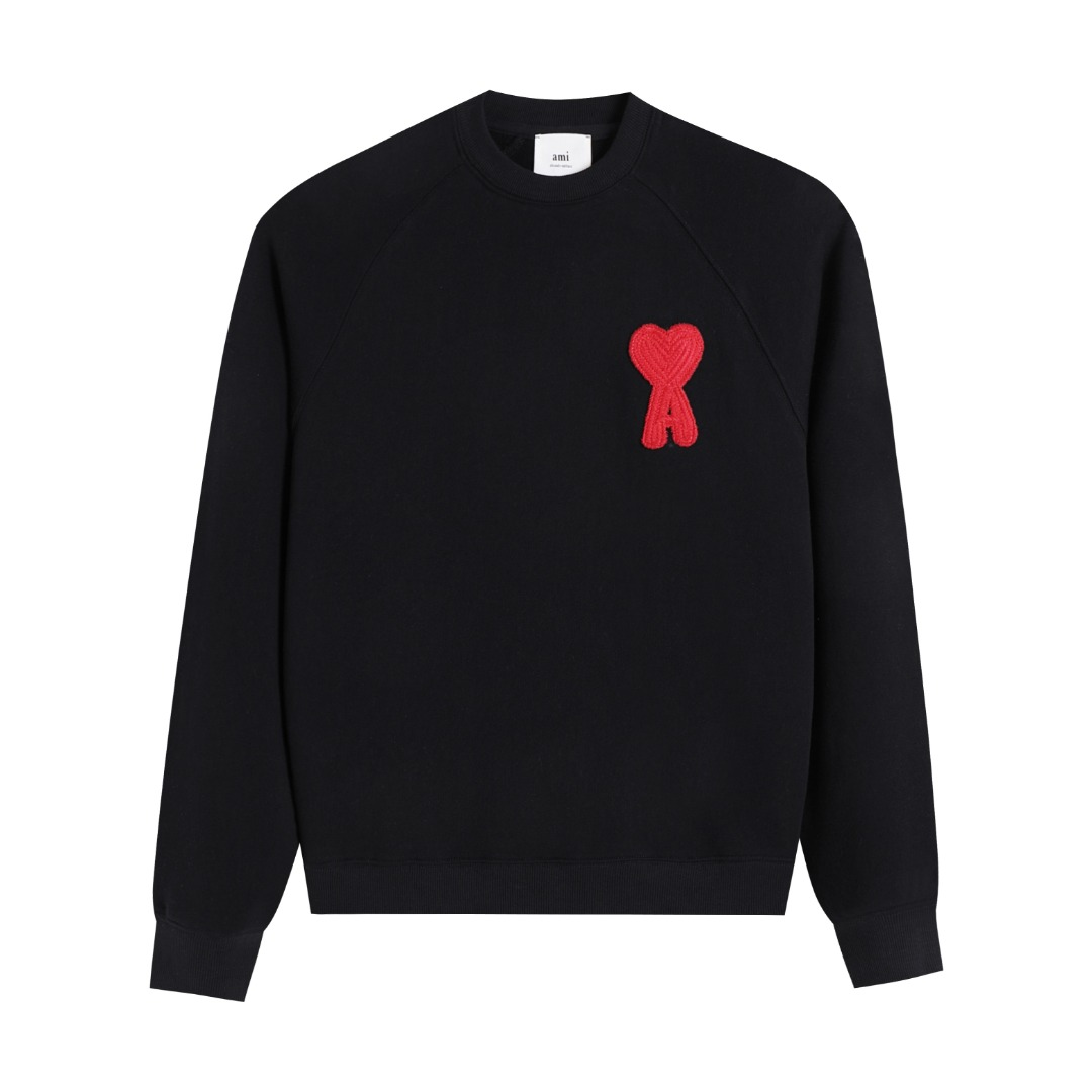 AMI PARIS cotton hoodie