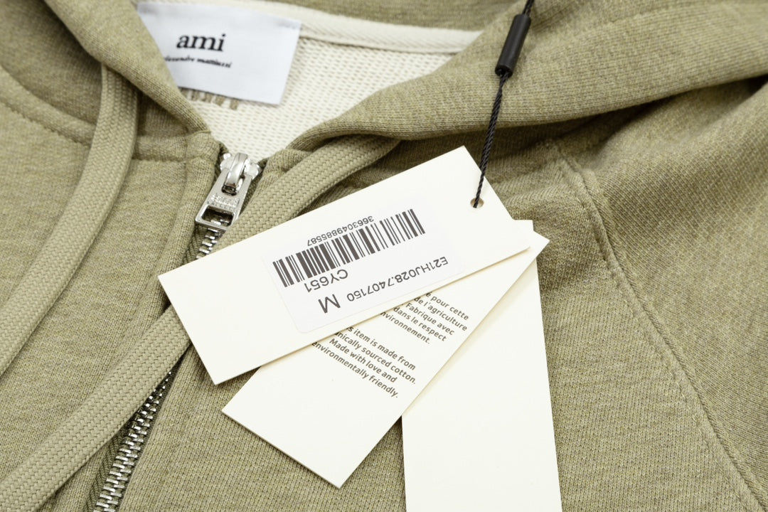 AMI PARIS cotton hoodie