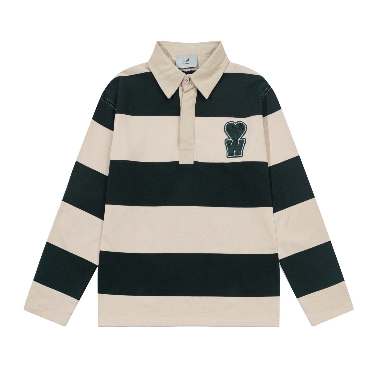 AMI PARIS Polo Collar Sweatshirt