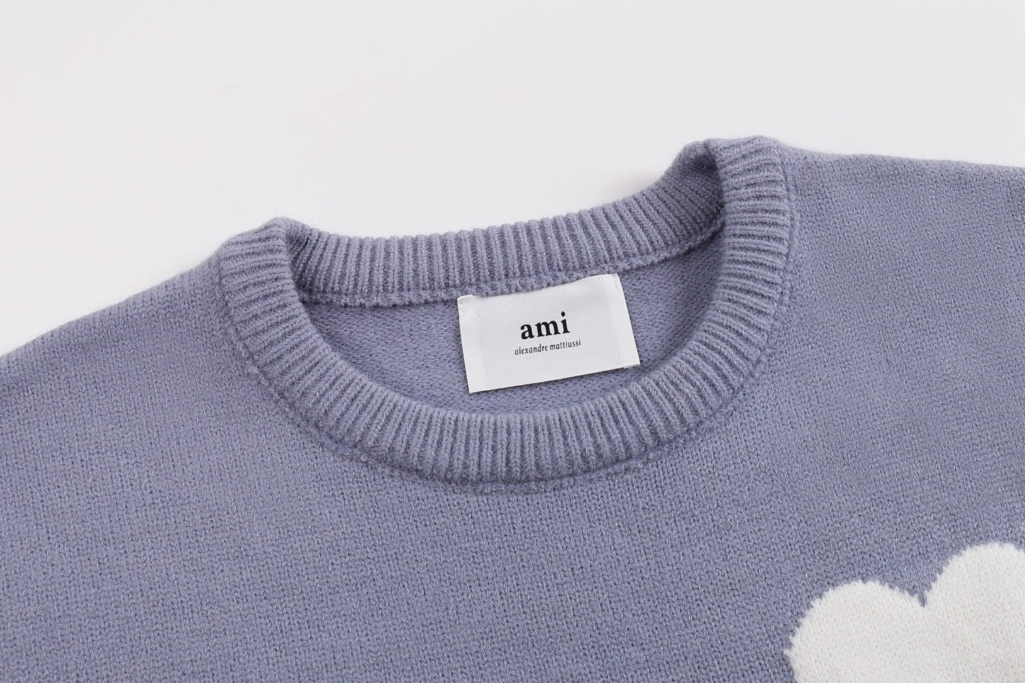 AMI PARIS Cotton and wool sweater