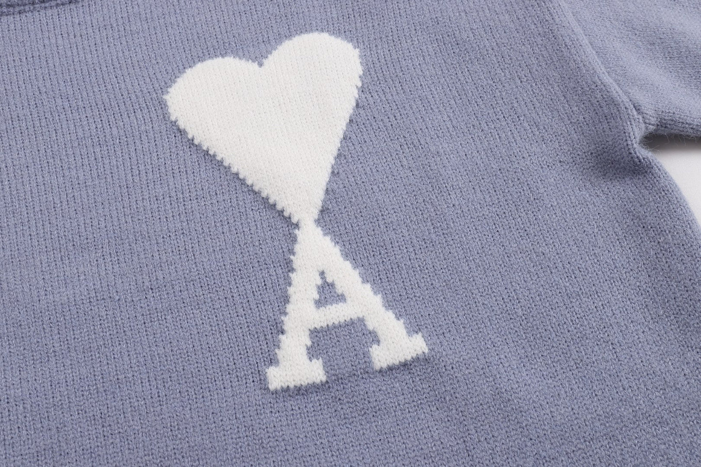 AMI PARIS Cotton and wool sweater