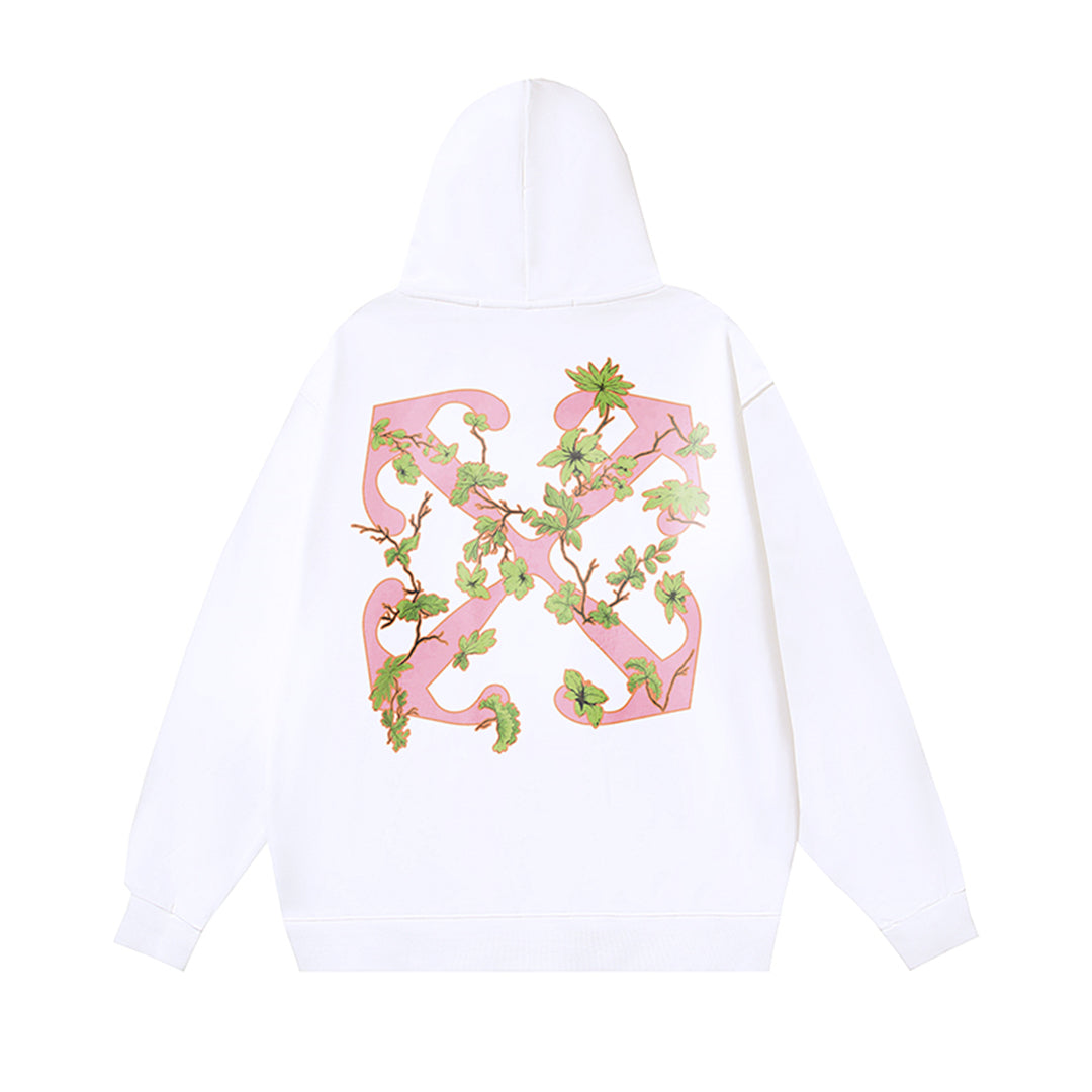OFF Logo Print Hoodie