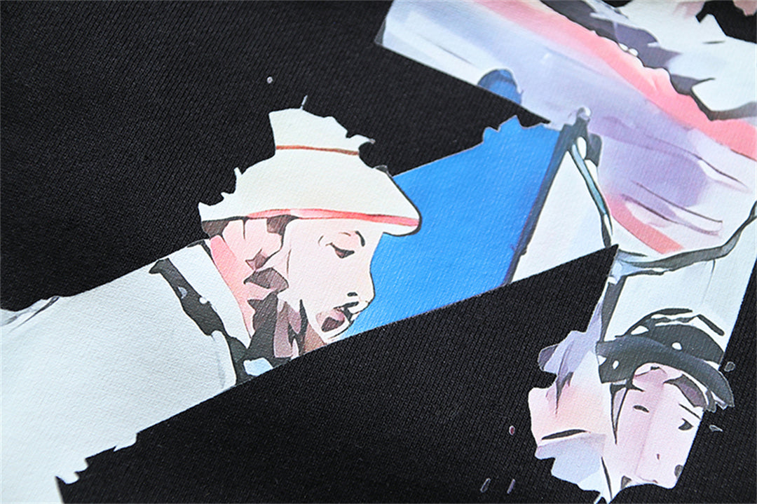 OFF Logo Print Hoodie Jacket