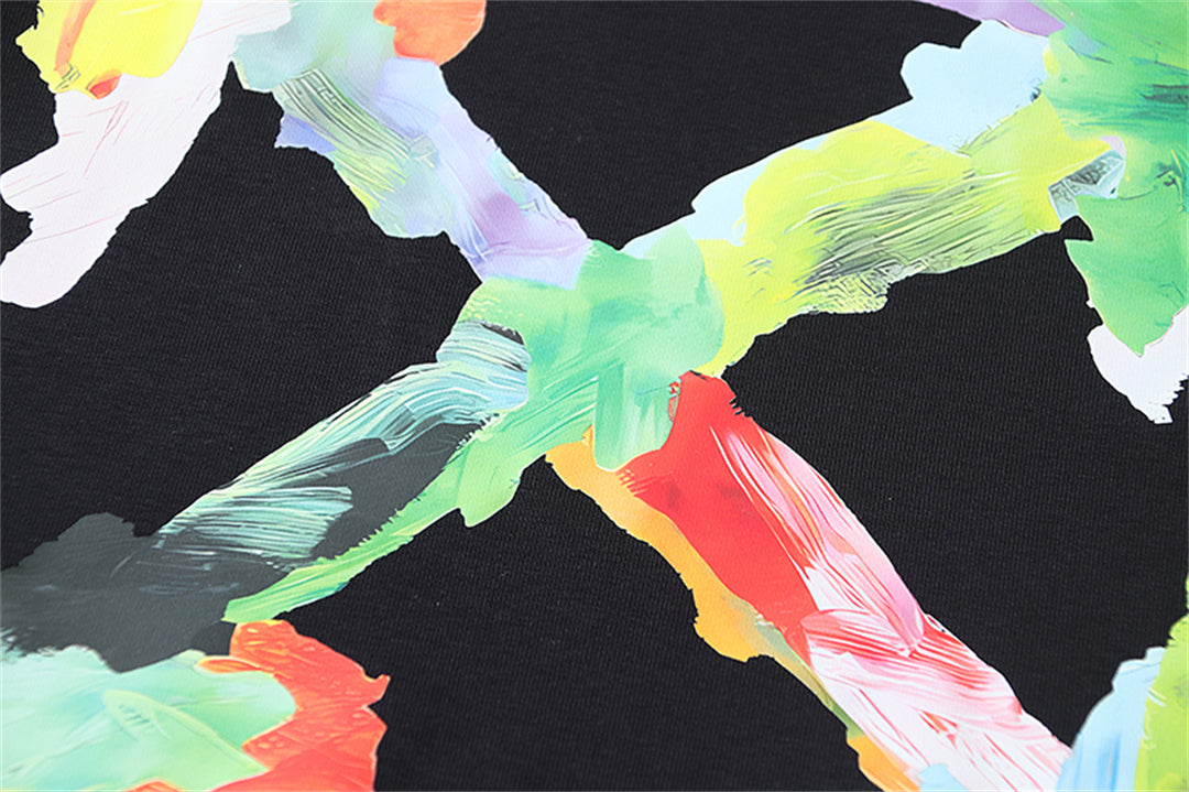 OFF Logo Print Hoodie Jacket