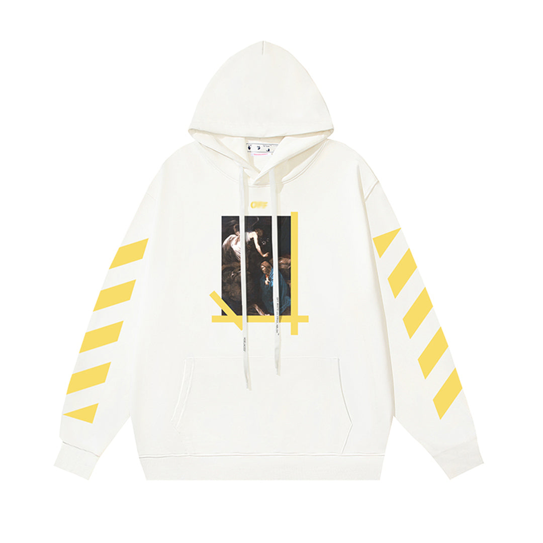 OFF Logo Print Hoodie
